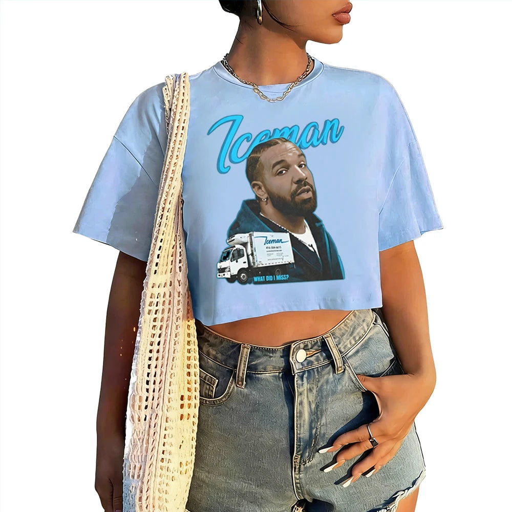The Iceman Crop Top