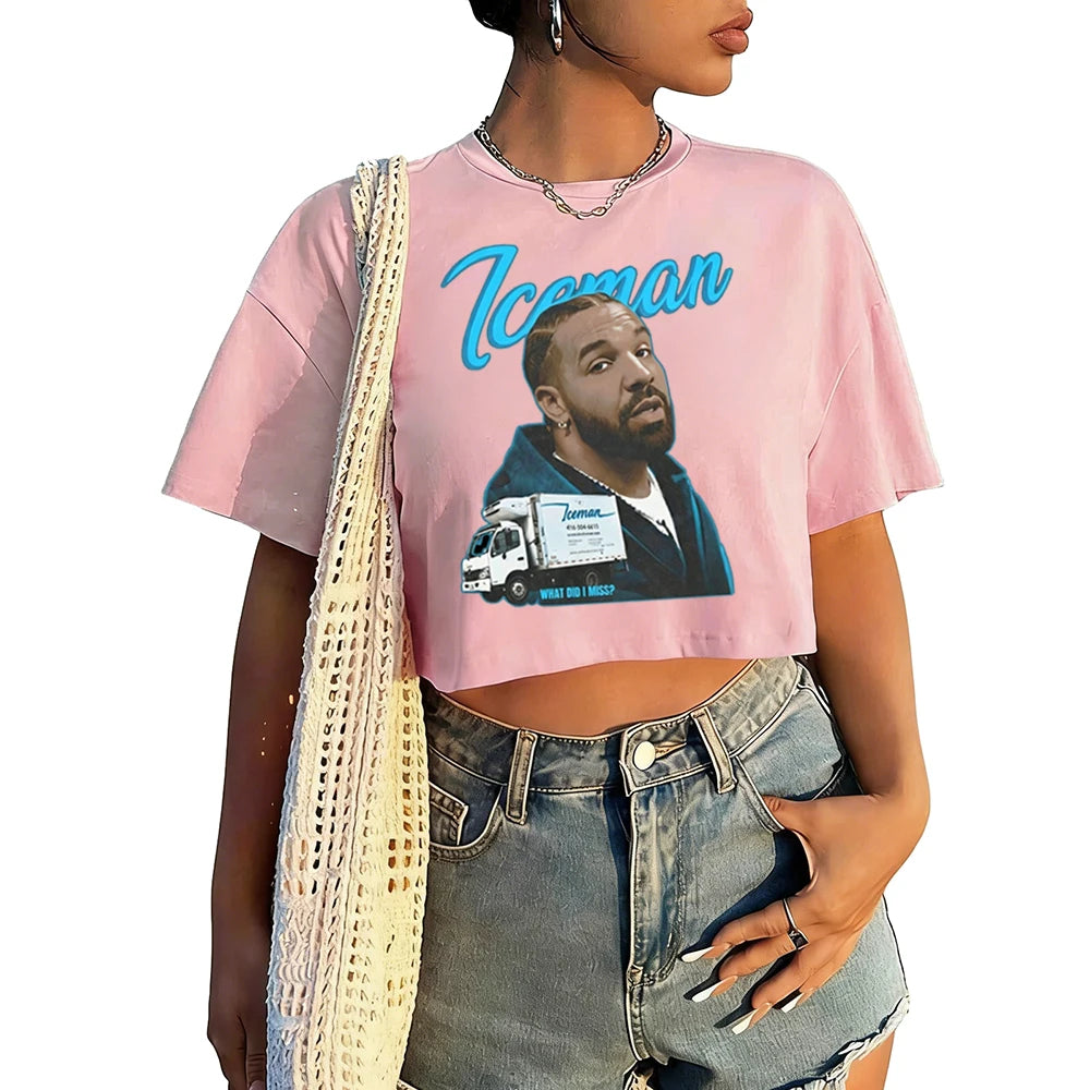The Iceman Crop Top