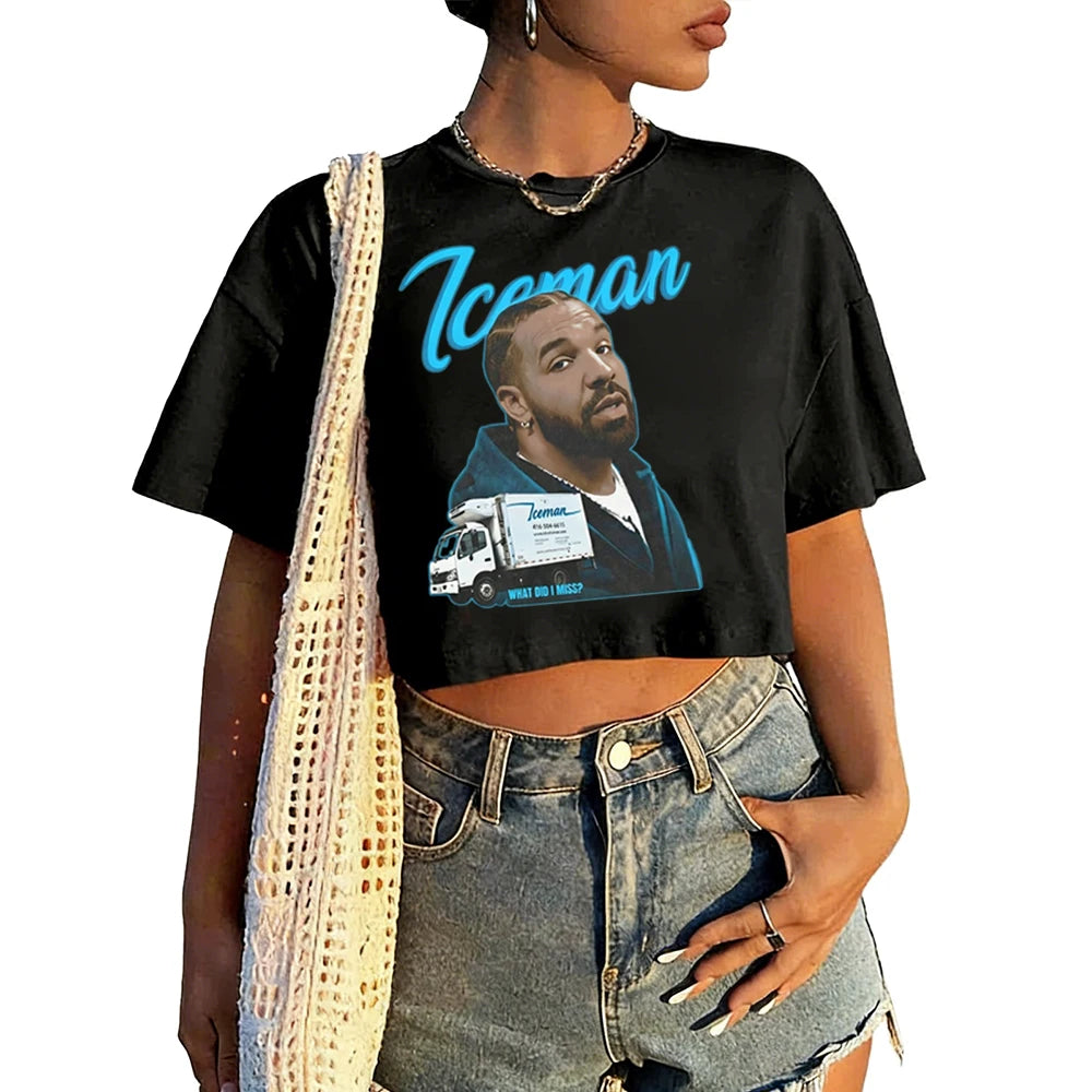The Iceman Crop Top