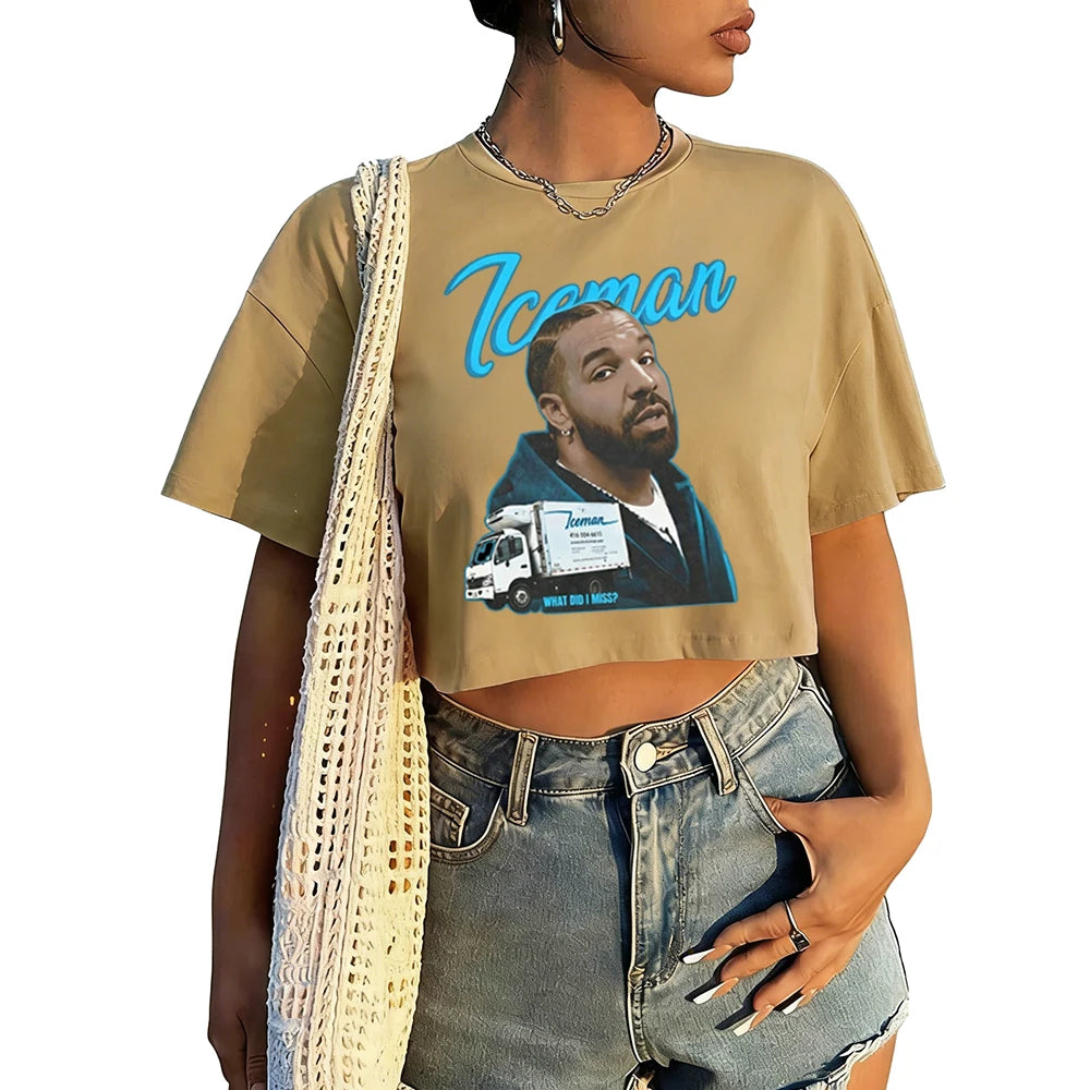 The Iceman Crop Top